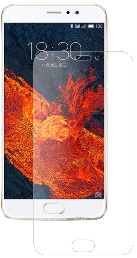 Matte Displayschutzfolie von dipos passend für Meizu Pro 6 Plus, 9H kratzfest und blasenfrei montiert