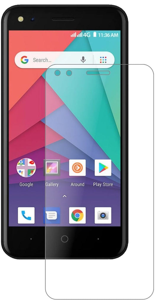 Matte Displayschutzfolie von dipos passend für Micromax Bharat Go, 9H kratzfest und blasenfrei montiert