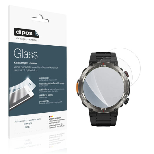 Matte Displayschutzfolie von dipos passend für Miecgth IW13, 9H kratzfest und blasenfrei montiert
