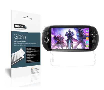 Matte Displayschutzfolie von dipos passend für MOQI i7s, 9H kratzfest und blasenfrei montiert