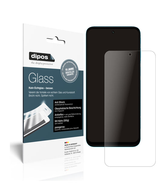 Matte Displayschutzfolie von dipos passend für Motorola Moto G31, 9H kratzfest und blasenfrei montiert