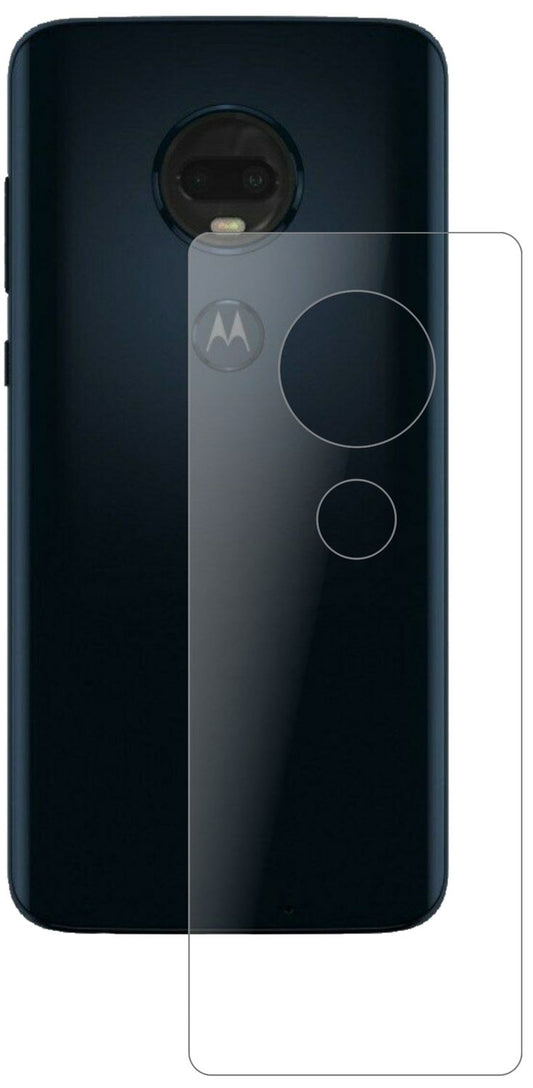 Matte Displayschutzfolie von dipos passend für Motorola Moto G7 Plus Rückseite, 9H kratzfest und blasenfrei montiert