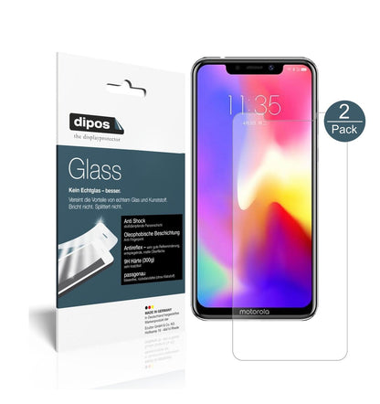 Matte Displayschutzfolie von dipos passend für Motorola P30, 9H kratzfest und blasenfrei montiert