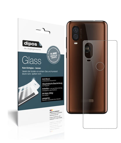 Matte Displayschutzfolie von dipos passend für Motorola P50 Rückseite, 9H kratzfest und blasenfrei montiert