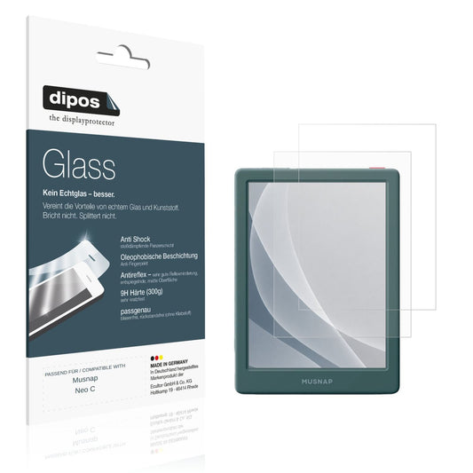 Matte Displayschutzfolie von dipos passend für Musnap Neo C, 9H kratzfest und blasenfrei montiert