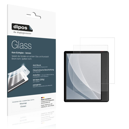 Matte Displayschutzfolie von dipos passend für Musnap Ocean, 9H kratzfest und blasenfrei montiert
