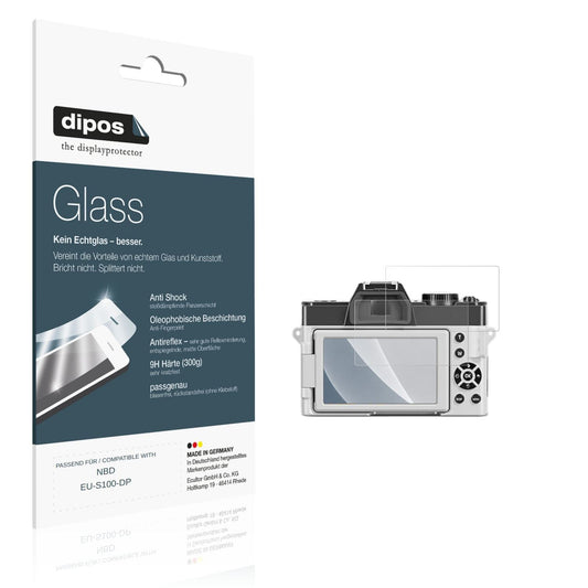 Matte Displayschutzfolie von dipos passend für NBD EU-S100-DP, 9H kratzfest und blasenfrei montiert