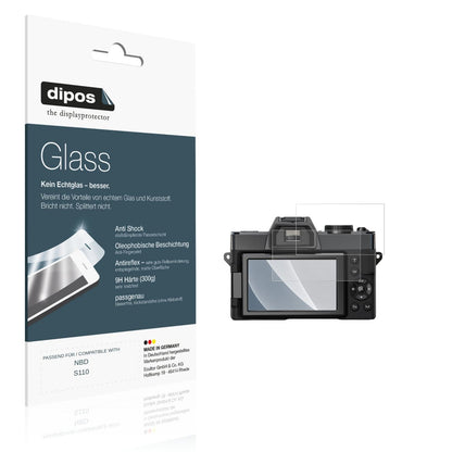 Matte Displayschutzfolie von dipos passend für NBD S110, 9H kratzfest und blasenfrei montiert
