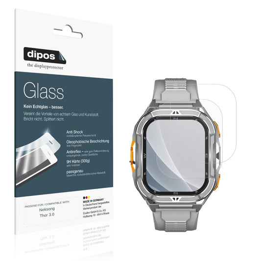 Matte Displayschutzfolie von dipos passend für Neksong Thor 3.0, 9H kratzfest und blasenfrei montiert