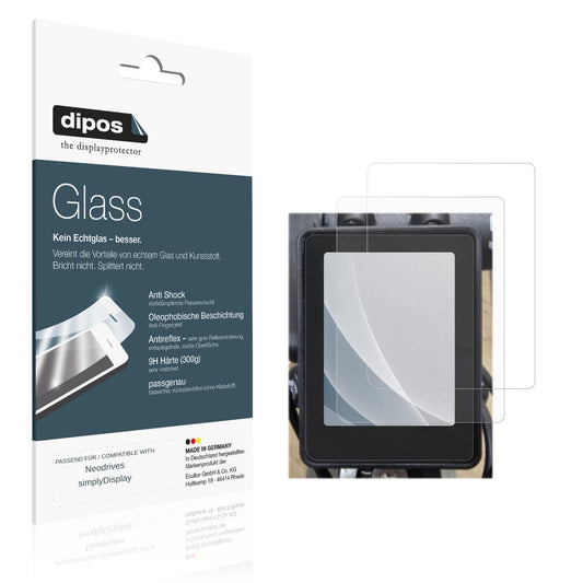 Matte Displayschutzfolie von dipos passend für Neodrives simplyDisplay, 9H kratzfest und blasenfrei montiert