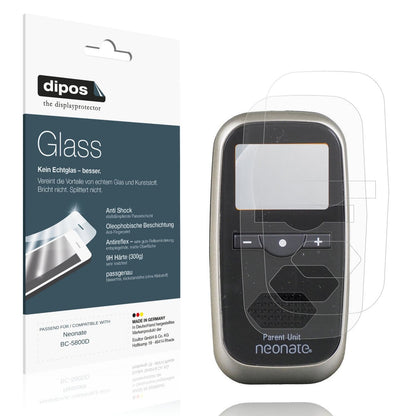 Matte Displayschutzfolie von dipos passend für Neonate BC-5800D, 9H kratzfest und blasenfrei montiert