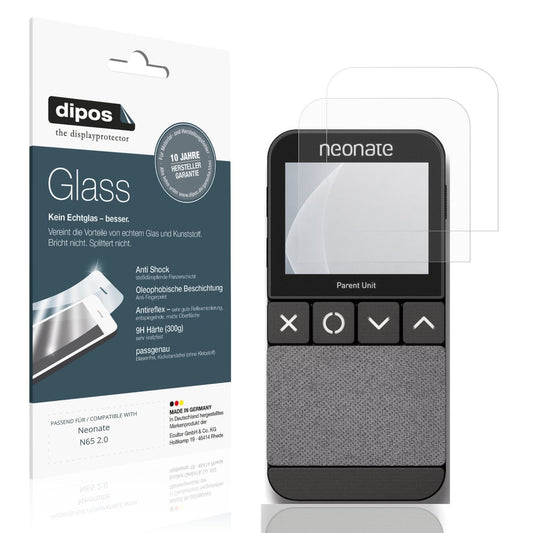 Matte Displayschutzfolie von dipos passend für Neonate N65 2.0, 9H kratzfest und blasenfrei montiert