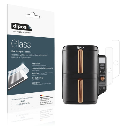Matte Displayschutzfolie von dipos passend für Ninja Double Stack XL, 9H kratzfest und blasenfrei montiert