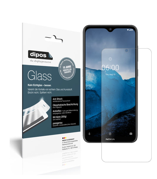 Matte Displayschutzfolie von dipos passend für Nokia 46059, 9H kratzfest und blasenfrei montiert