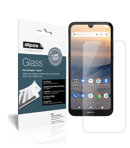 Matte Displayschutzfolie von dipos passend für Nokia 46082, 9H kratzfest und blasenfrei montiert
