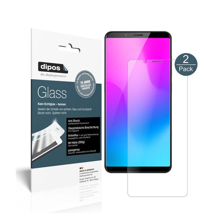Matte Displayschutzfolie von dipos passend für Nubia Z18 Mini, 9H kratzfest und blasenfrei montiert