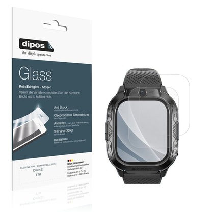 Matte Displayschutzfolie von dipos passend für OIKKEI T70, 9H kratzfest und blasenfrei montiert