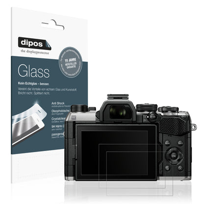 Matte Displayschutzfolie von dipos passend für Olympus OM System OM-5 Mark II, 9H kratzfest und blasenfrei montiert