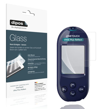 Matte Displayschutzfolie von dipos passend für OneTouch Ultra Plus Reflect, 9H kratzfest und blasenfrei montiert
