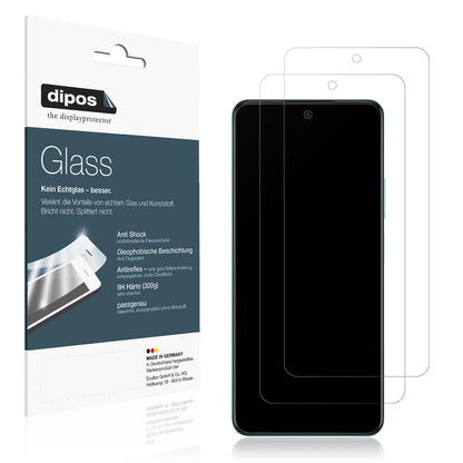 Matte Displayschutzfolie von dipos passend für Oppo A2, 9H kratzfest und blasenfrei montiert