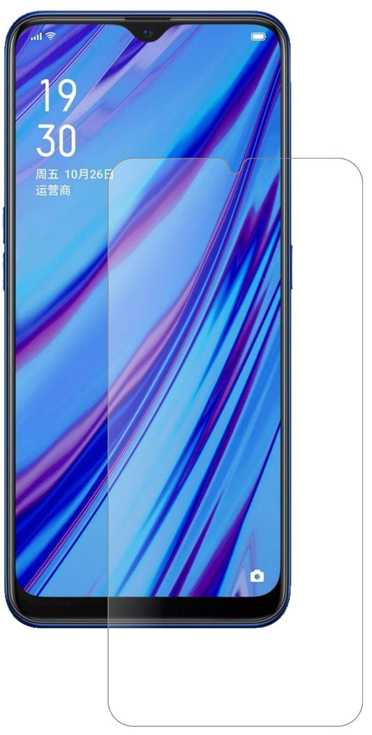 Matte Displayschutzfolie von dipos passend für Oppo A9, 9H kratzfest und blasenfrei montiert