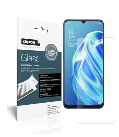 Matte Displayschutzfolie von dipos passend für Oppo A91, 9H kratzfest und blasenfrei montiert