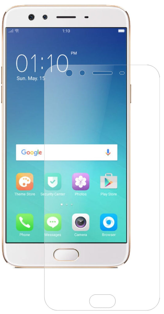Matte Displayschutzfolie von dipos passend für Oppo F3 Plus, 9H kratzfest und blasenfrei montiert
