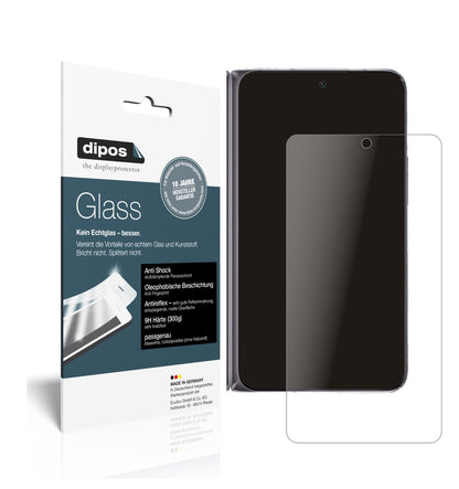 Matte Displayschutzfolie von dipos passend für Oppo Find N Rückseite, 9H kratzfest und blasenfrei montiert