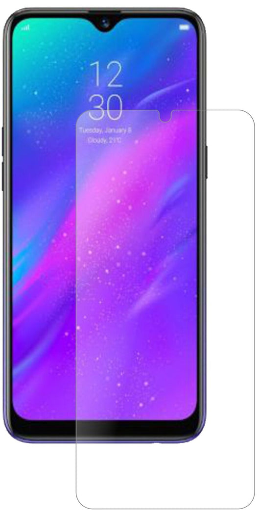 Matte Displayschutzfolie von dipos passend für Oppo Realme 3 Pro, 9H kratzfest und blasenfrei montiert