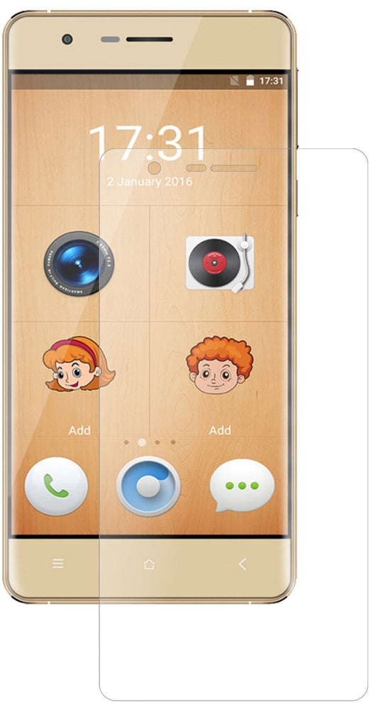 Matte Displayschutzfolie von dipos passend für Oukitel K4000 Lite, 9H kratzfest und blasenfrei montiert