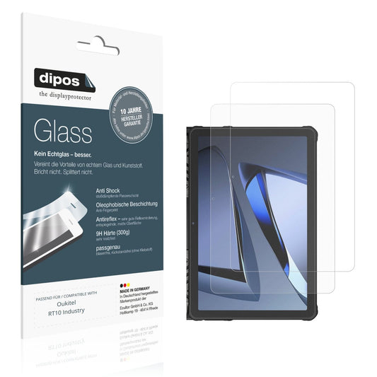 Matte Displayschutzfolie von dipos passend für Oukitel RT10 Industry, 9H kratzfest und blasenfrei montiert