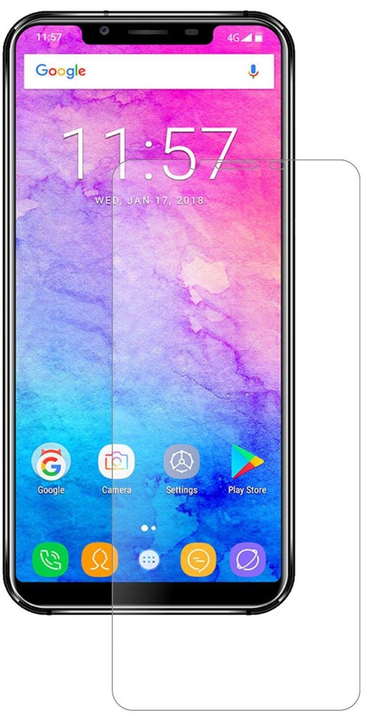Matte Displayschutzfolie von dipos passend für Oukitel U18, 9H kratzfest und blasenfrei montiert