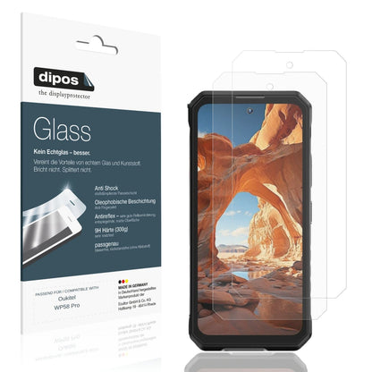 Matte Displayschutzfolie von dipos passend für Oukitel WP58 Pro, 9H kratzfest und blasenfrei montiert
