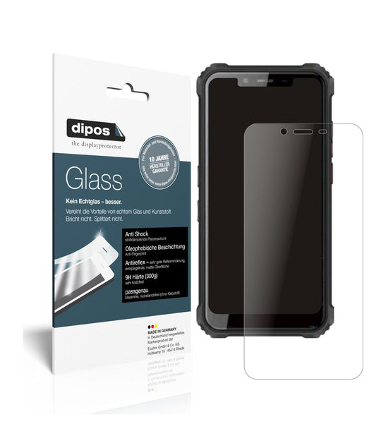 Matte Displayschutzfolie von dipos passend für Oukitel WP9, 9H kratzfest und blasenfrei montiert