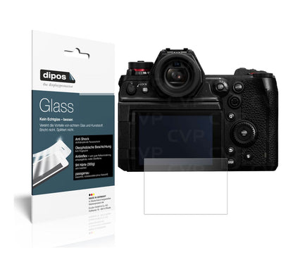 Matte Displayschutzfolie von dipos passend für Panasonic Lumix DC-S1H, 9H kratzfest und blasenfrei montiert