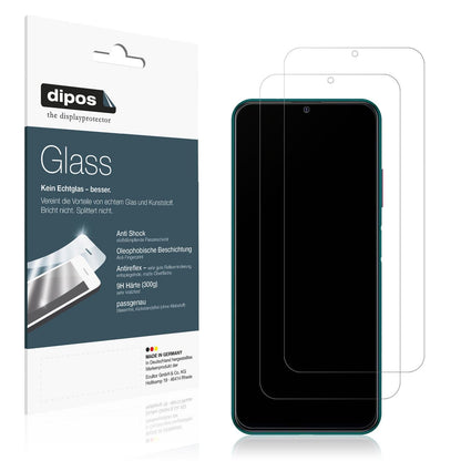 Matte Displayschutzfolie von dipos passend für Philips S706, 9H kratzfest und blasenfrei montiert