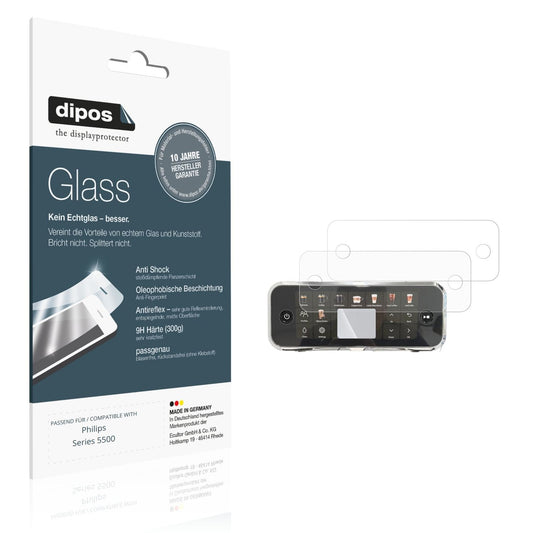 Matte Displayschutzfolie von dipos passend für Philips Series 5500, 9H kratzfest und blasenfrei montiert