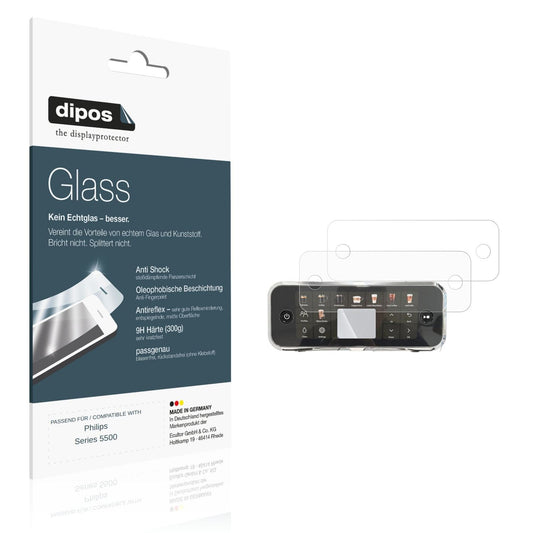 Matte Displayschutzfolie von dipos passend für Philips Series 5500, 9H kratzfest und blasenfrei montiert
