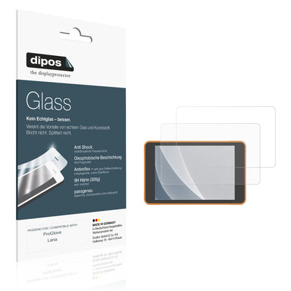 Matte Displayschutzfolie von dipos passend für ProGlove Lana, 9H kratzfest und blasenfrei montiert