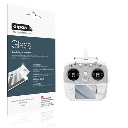 Matte Displayschutzfolie von dipos passend für Radiolink T12D, 9H kratzfest und blasenfrei montiert