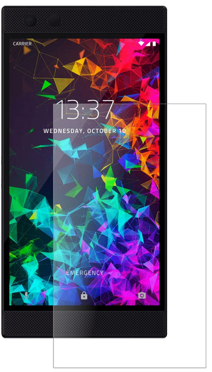 Matte Displayschutzfolie von dipos passend für Razer Phone 2, 9H kratzfest und blasenfrei montiert