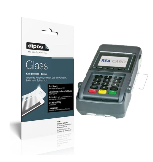 Matte Displayschutzfolie von dipos passend für REA CARD T7 flex, 9H kratzfest und blasenfrei montiert