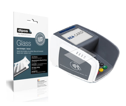 Matte Displayschutzfolie von dipos passend für REA CARD T7 pro touch, 9H kratzfest und blasenfrei montiert