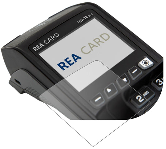 Matte Displayschutzfolie von dipos passend für REA CARD T8 pro Terminal, 9H kratzfest und blasenfrei montiert