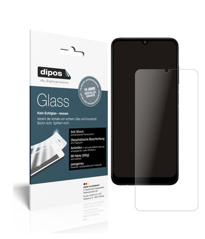 Matte Displayschutzfolie von dipos passend für Samsung Galaxy A03, 9H kratzfest und blasenfrei montiert