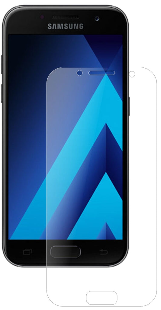 Matte Displayschutzfolie von dipos passend für Samsung Galaxy A5 (2017), 9H kratzfest und blasenfrei montiert