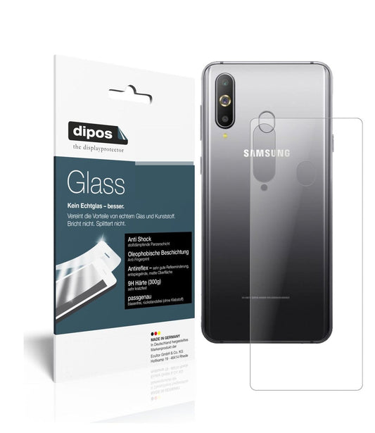 Matte Displayschutzfolie von dipos passend für Samsung Galaxy A60 Rückseite, 9H kratzfest und blasenfrei montiert