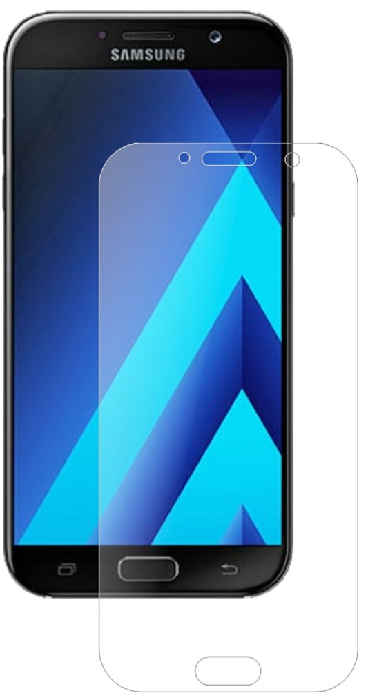 Matte Displayschutzfolie von dipos passend für Samsung Galaxy A7 (2017), 9H kratzfest und blasenfrei montiert