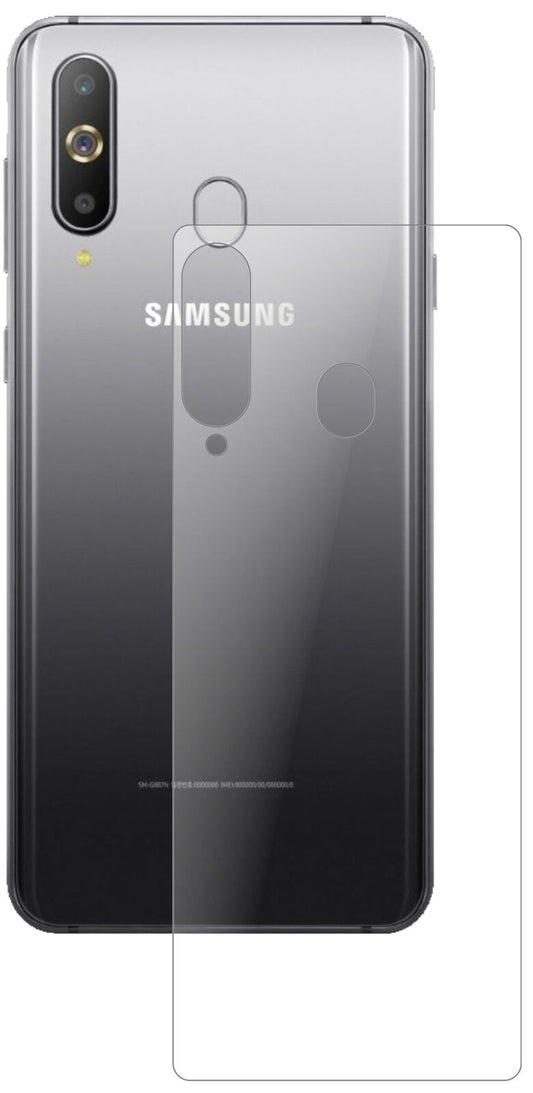Matte Displayschutzfolie von dipos passend für Samsung Galaxy A9 Pro (2019) Rückseite, 9H kratzfest und blasenfrei montiert