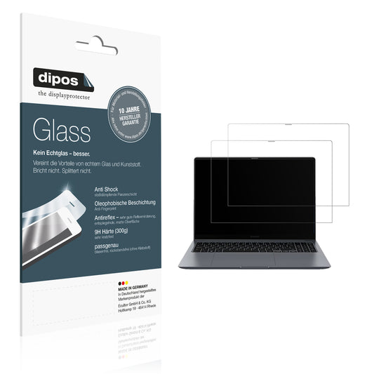 Matte Displayschutzfolie von dipos passend für Samsung Galaxy Book 4 Pro 16 Zoll, 9H kratzfest und blasenfrei montiert